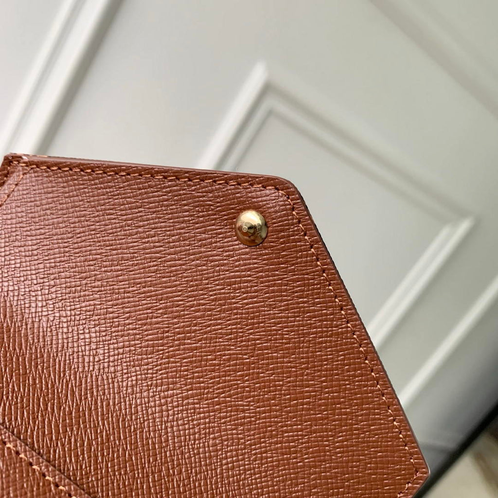 LV M27681 Louis Vuitton Victorine Wallet Other Monogram Canvas Coffe brown