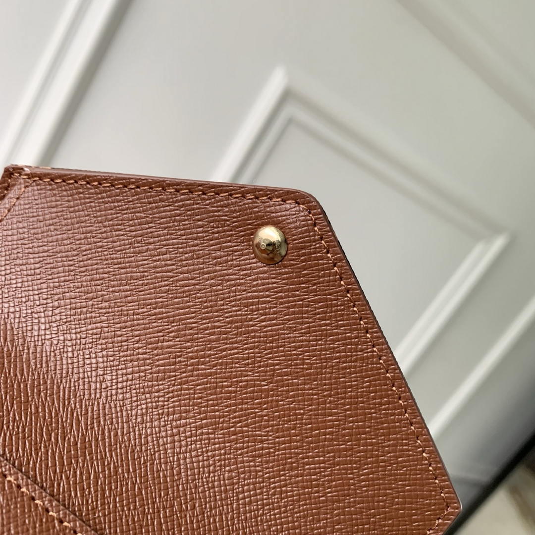 LV M27681 Louis Vuitton Victorine Wallet Other Monogram Canvas Coffe brown