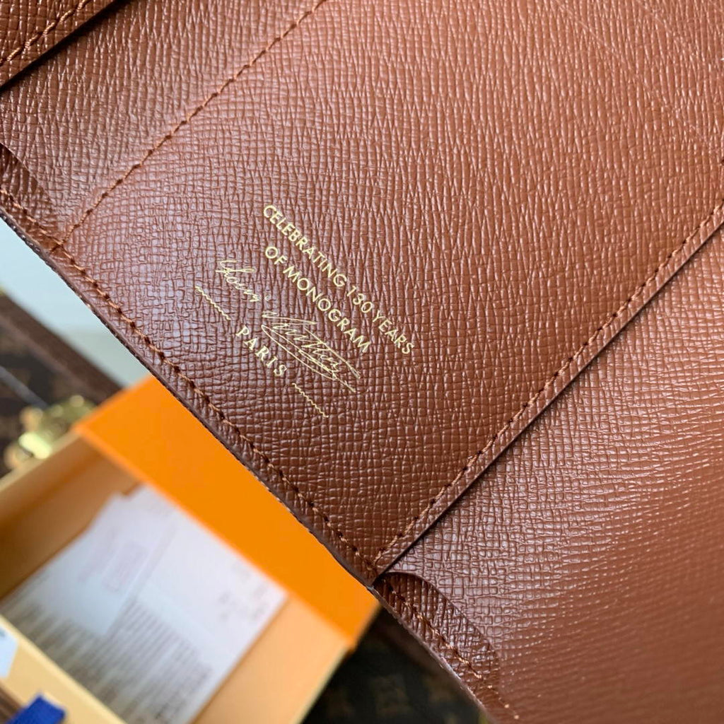 LV M27681 Louis Vuitton Victorine Wallet Other Monogram Canvas Coffe brown