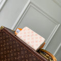 LV M27683 Louis Vuitton Zippy Wallet  Other Monogram Canvas Apricot Beige