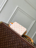 LV M27683 Louis Vuitton Zippy Wallet  Other Monogram Canvas Apricot Beige