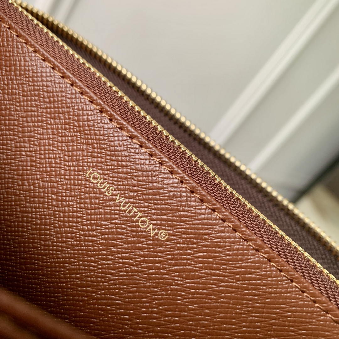 LV M27683 Louis Vuitton Zippy Wallet  Other Monogram Canvas Coffe Brown