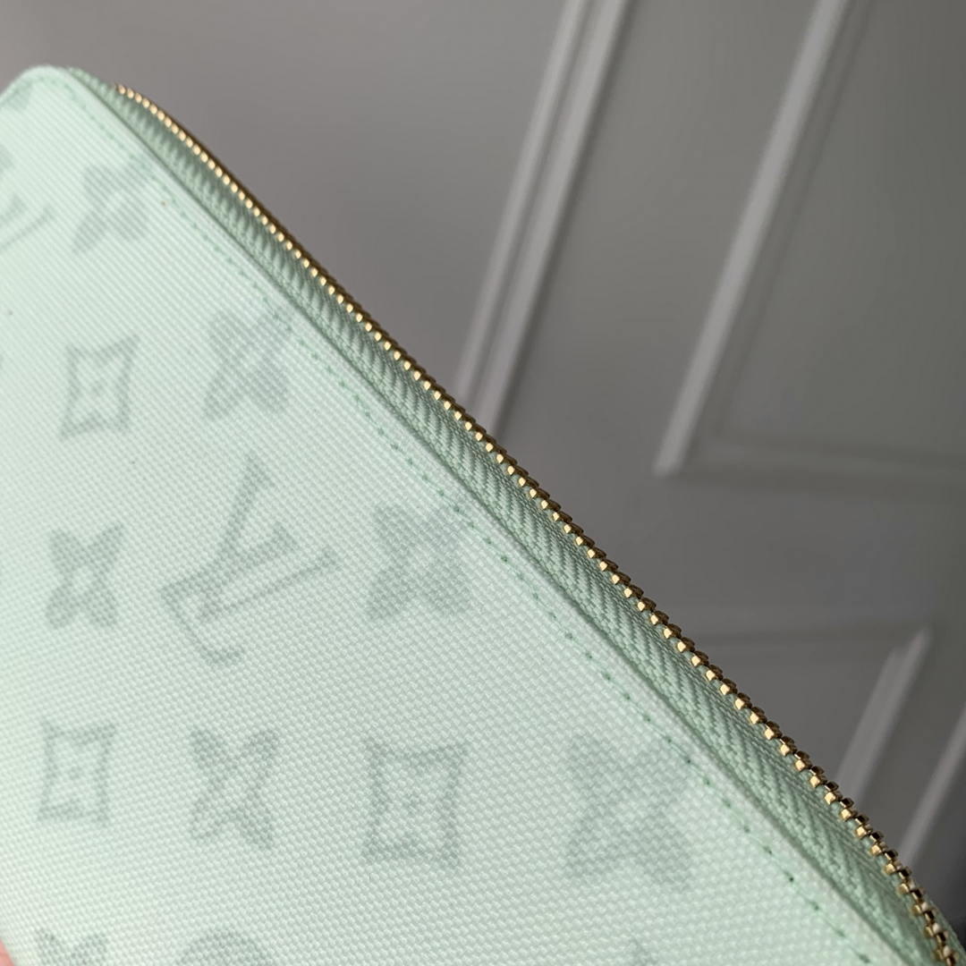 LV M27683 Louis Vuitton Zippy Wallet  Other Monogram Canvas Green