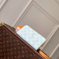 LV M27683 Louis Vuitton Zippy Wallet  Other Monogram Canvas Light Blue