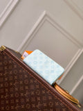 LV M27683 Louis Vuitton Zippy Wallet  Other Monogram Canvas Light Blue
