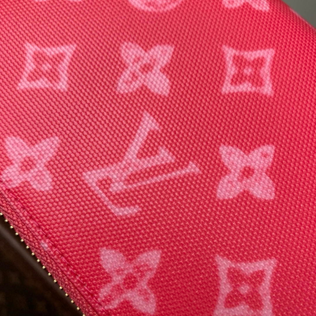 LV M27683 Louis Vuitton Zippy Wallet  Other Monogram Canvas  Rose Red