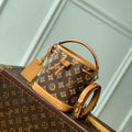 LV M27699 Louis Vuitton Nano No¨¦ Bag Monogram Origine Eb¨¨ne