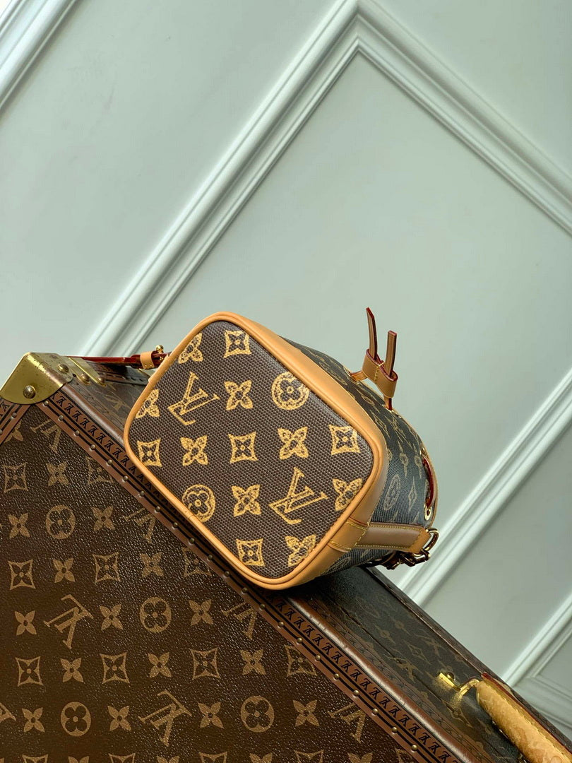 LV M27699 Louis Vuitton Nano No¨¦ Bag Monogram Origine Eb¨¨ne