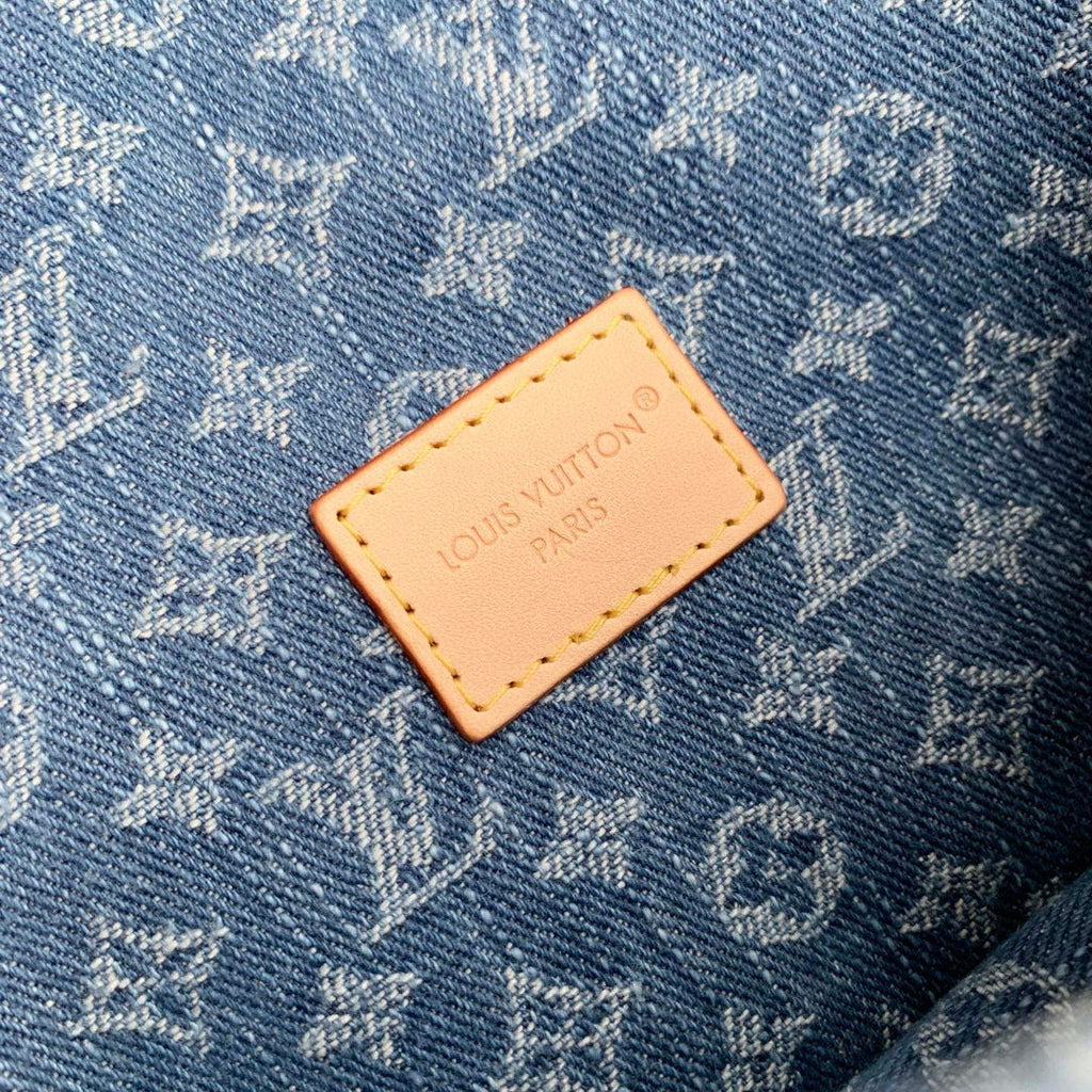 LV M27700 Louis Vuitton Nano Diane Bag Blue Denim