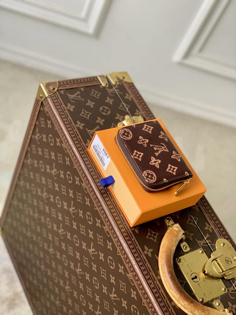 LV M27721 Louis Vuitton Zippy Coin Purse  Other Monogram Canvas  Coffe Brown