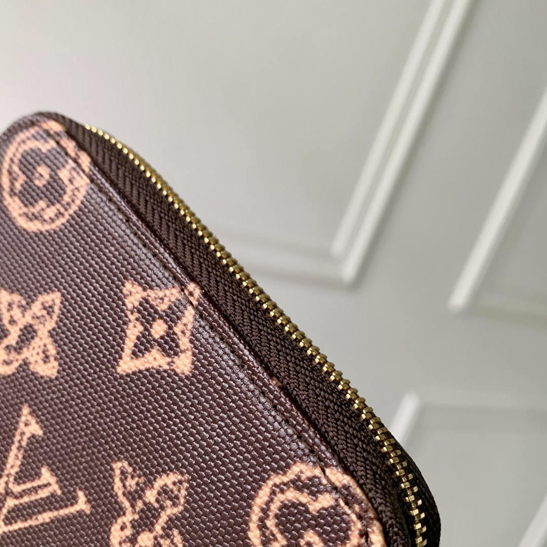 LV M27721 Louis Vuitton Zippy Coin Purse  Other Monogram Canvas  Coffe Brown