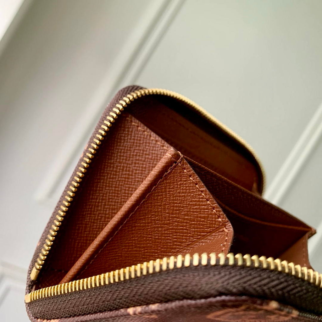 LV M27721 Louis Vuitton Zippy Coin Purse  Other Monogram Canvas  Coffe Brown