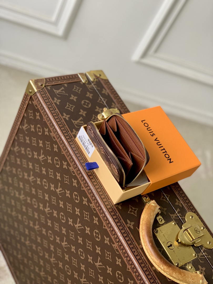 LV M27721 Louis Vuitton Zippy Coin Purse  Other Monogram Canvas  Coffe Brown