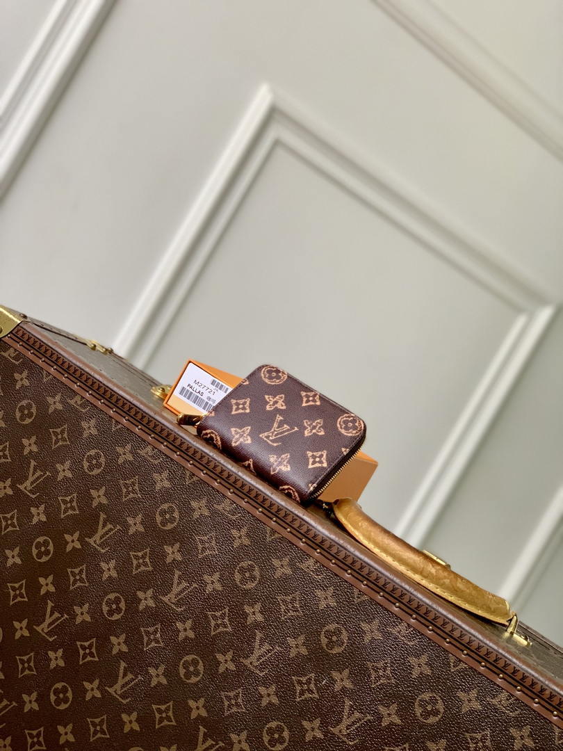 LV M27721 Louis Vuitton Zippy Coin Purse  Other Monogram Canvas  Coffe Brown