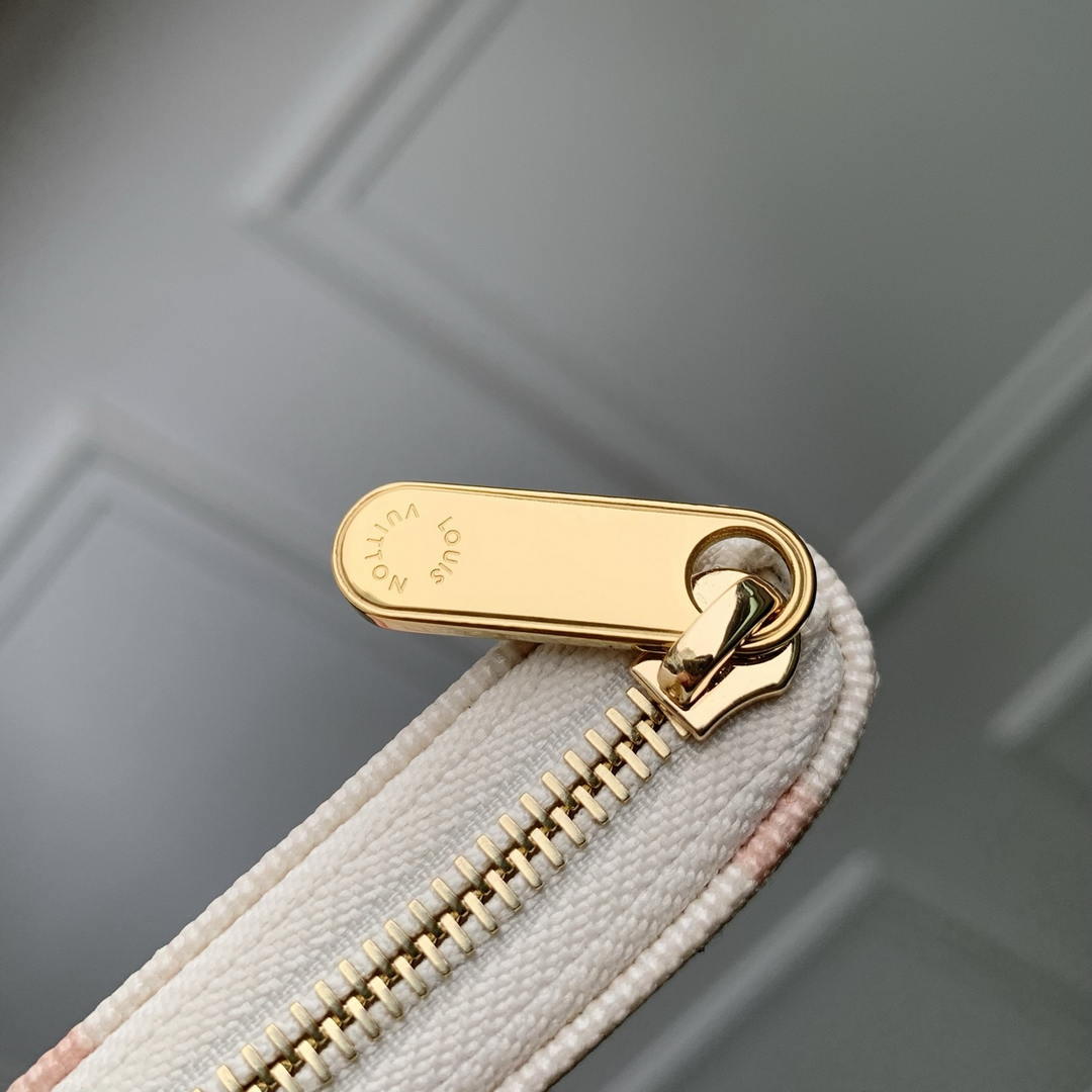 LV M27721 Louis Vuitton Zippy Coin Purse  Other Monogram Canvas  Beige Apricot