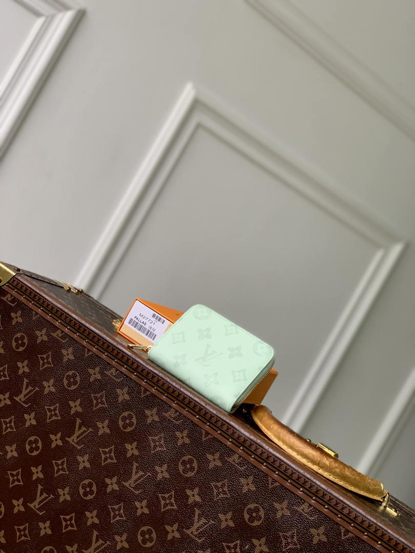 LV M27721 Louis Vuitton Zippy Coin Purse  Other Monogram Canvas Green
