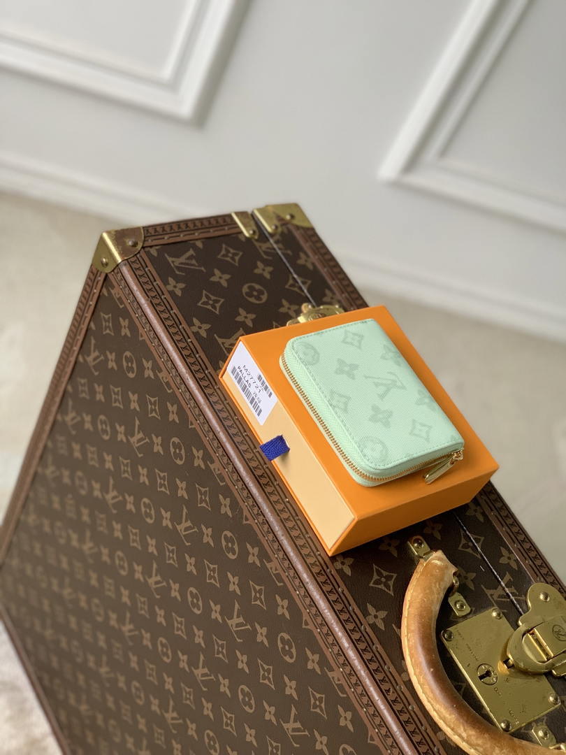 LV M27721 Louis Vuitton Zippy Coin Purse  Other Monogram Canvas Green