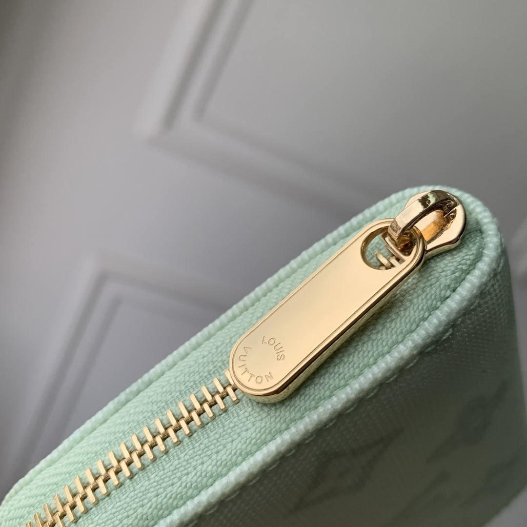 LV M27721 Louis Vuitton Zippy Coin Purse  Other Monogram Canvas Green