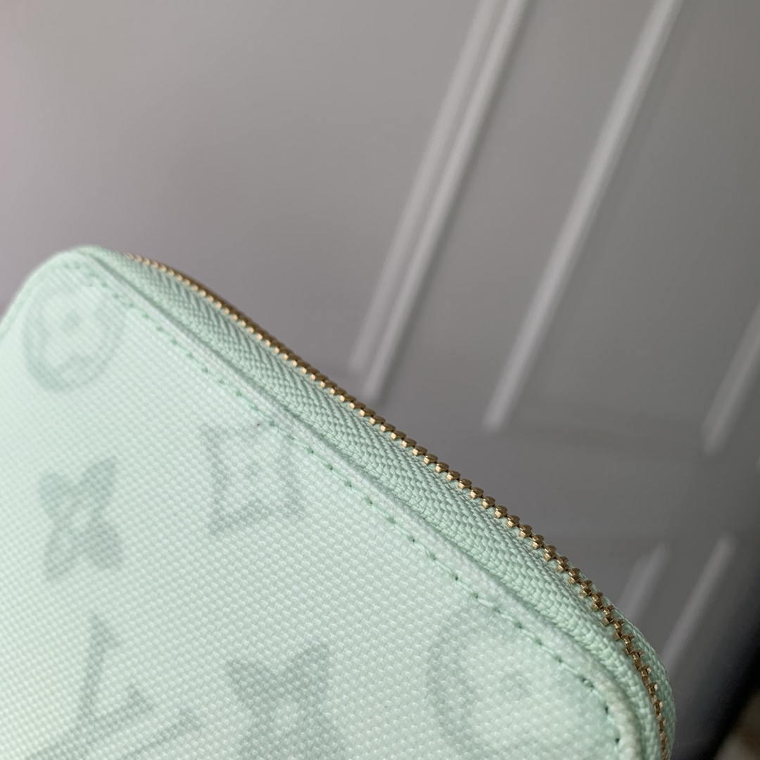 LV M27721 Louis Vuitton Zippy Coin Purse  Other Monogram Canvas Green