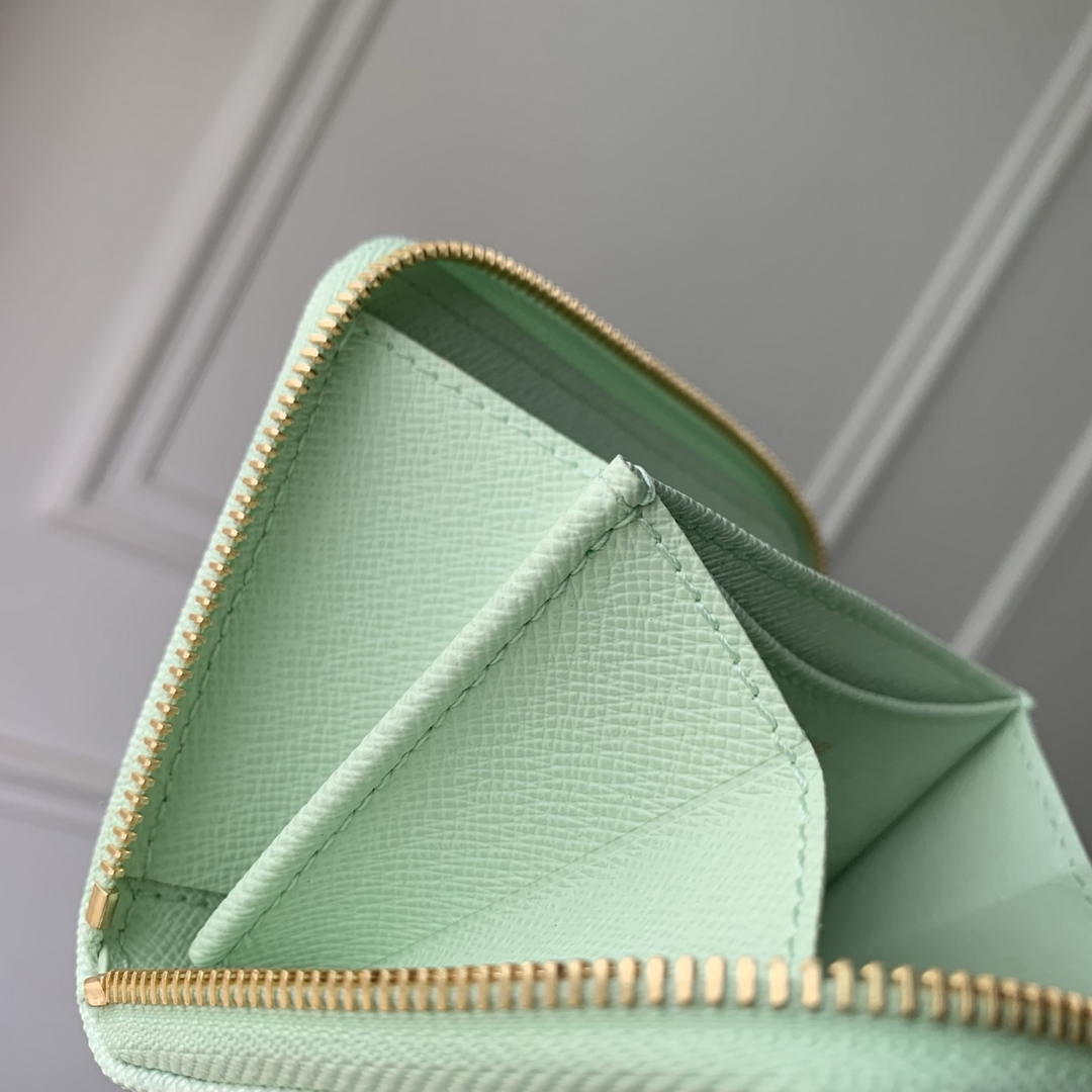 LV M27721 Louis Vuitton Zippy Coin Purse  Other Monogram Canvas Green