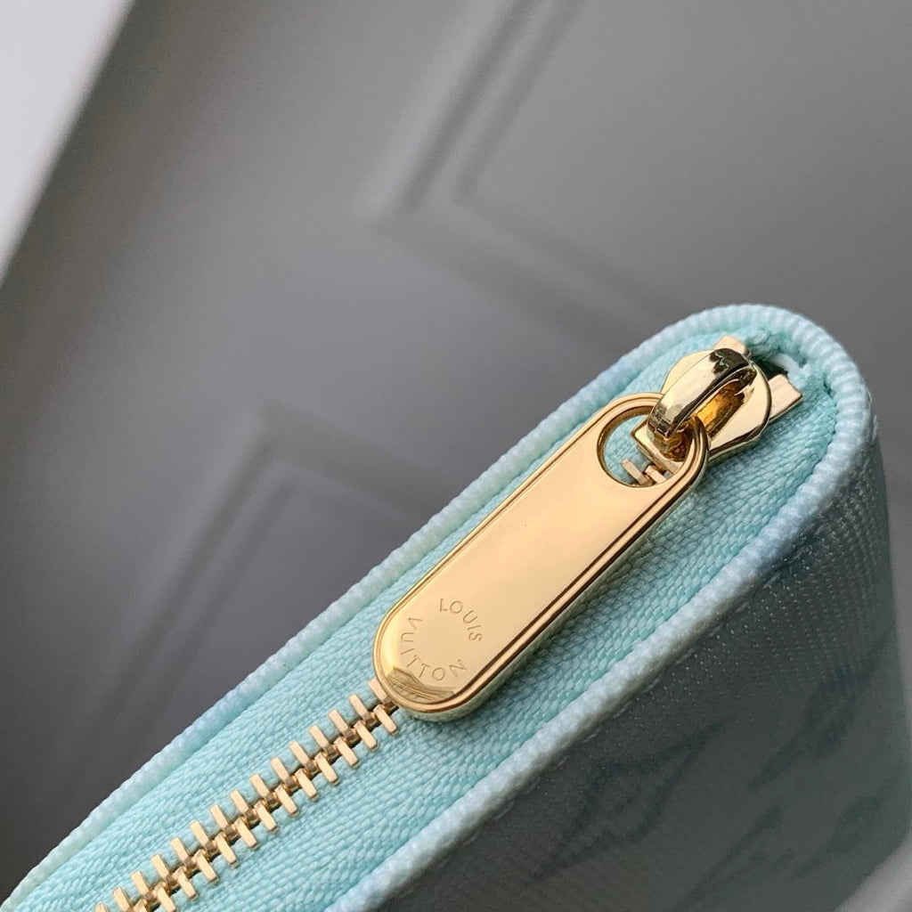 LV M27721 Louis Vuitton Zippy Coin Purse  Other Monogram Canvas  Light Blue