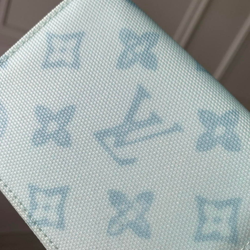 LV M27721 Louis Vuitton Zippy Coin Purse  Other Monogram Canvas  Light Blue