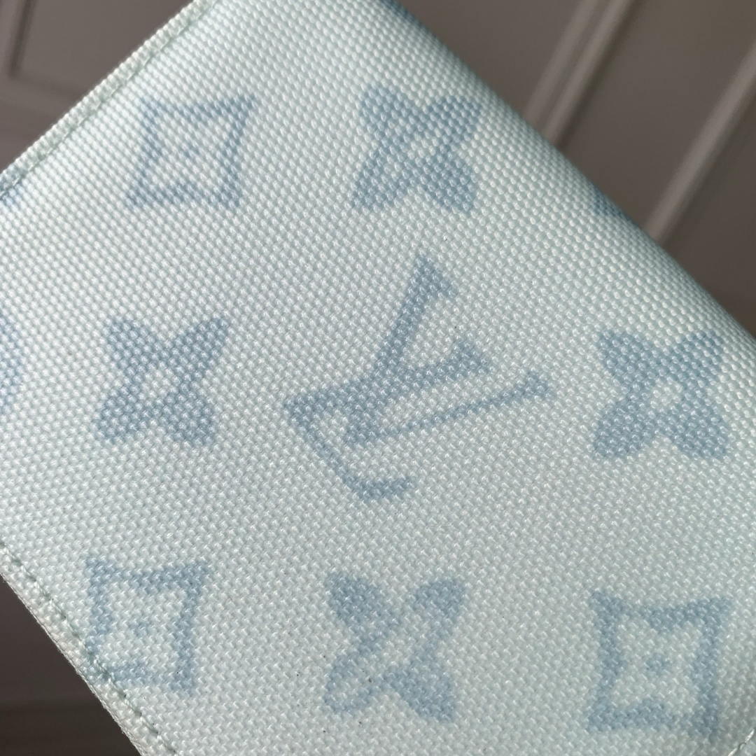 LV M27721 Louis Vuitton Zippy Coin Purse  Other Monogram Canvas  Light Blue