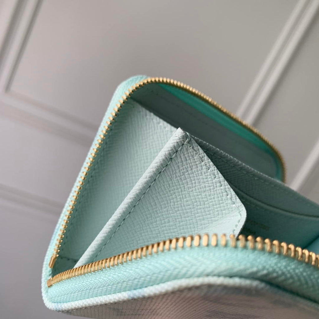 LV M27721 Louis Vuitton Zippy Coin Purse  Other Monogram Canvas  Light Blue