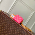 LV M27721 Louis Vuitton Zippy Coin Purse  Other Monogram Canvas  Rose Red