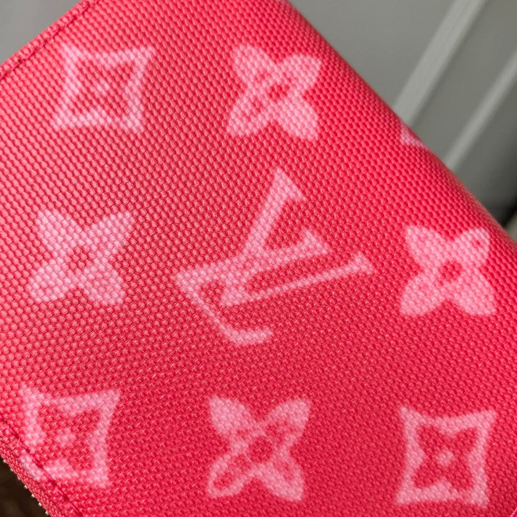 LV M27721 Louis Vuitton Zippy Coin Purse  Other Monogram Canvas  Rose Red