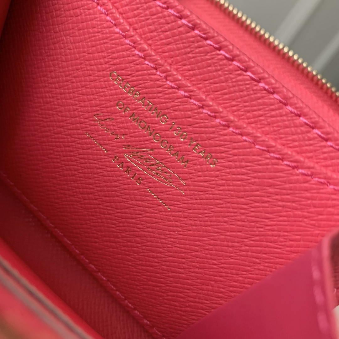 LV M27721 Louis Vuitton Zippy Coin Purse  Other Monogram Canvas  Rose Red