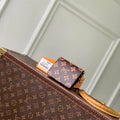 LV M27680  Louis Vuitton Zippy Coin Purse  Other Monogram Canvas Coffe Brown