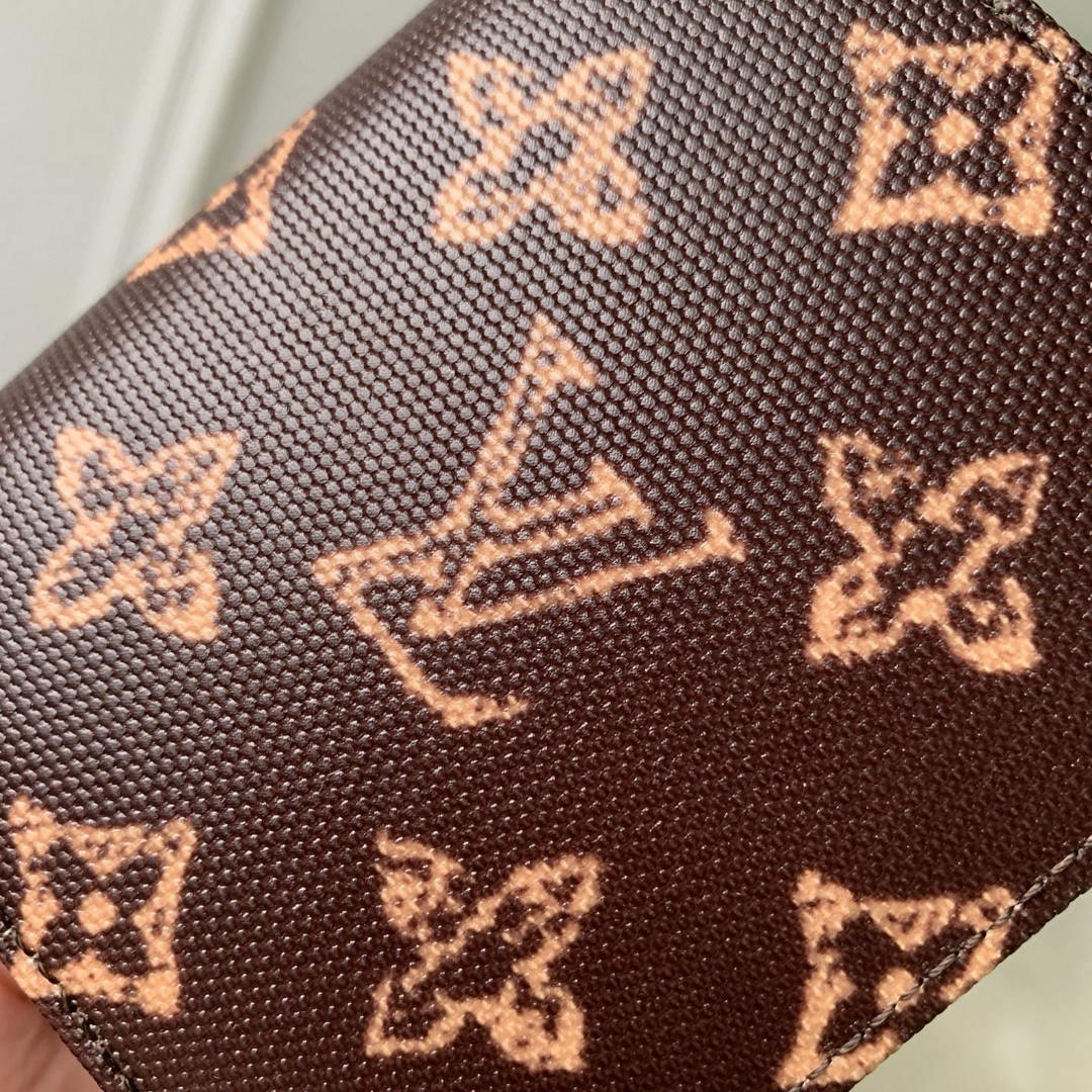 LV M27680  Louis Vuitton Zippy Coin Purse  Other Monogram Canvas Coffe Brown