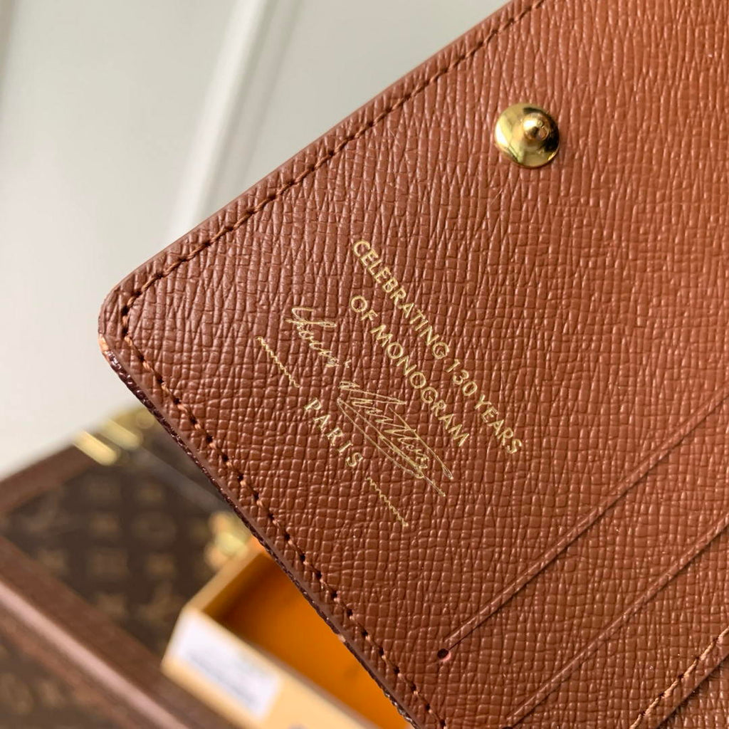 LV M27680  Louis Vuitton Zippy Coin Purse  Other Monogram Canvas Coffe Brown