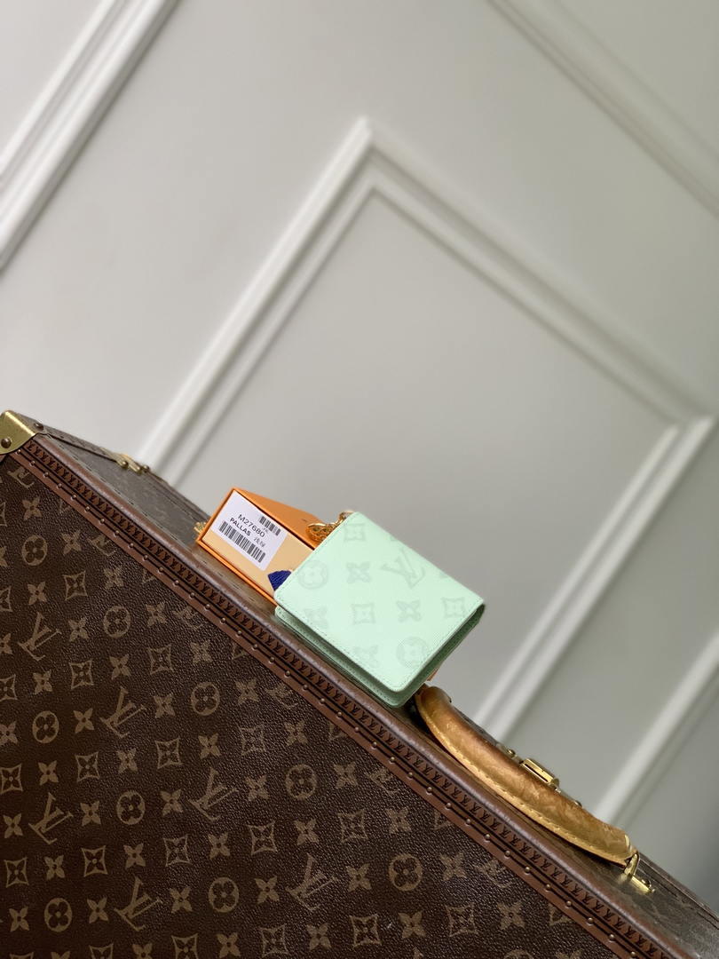 LV M27680 Louis Vuitton Zippy Coin Purse  Other Monogram Canvas Green