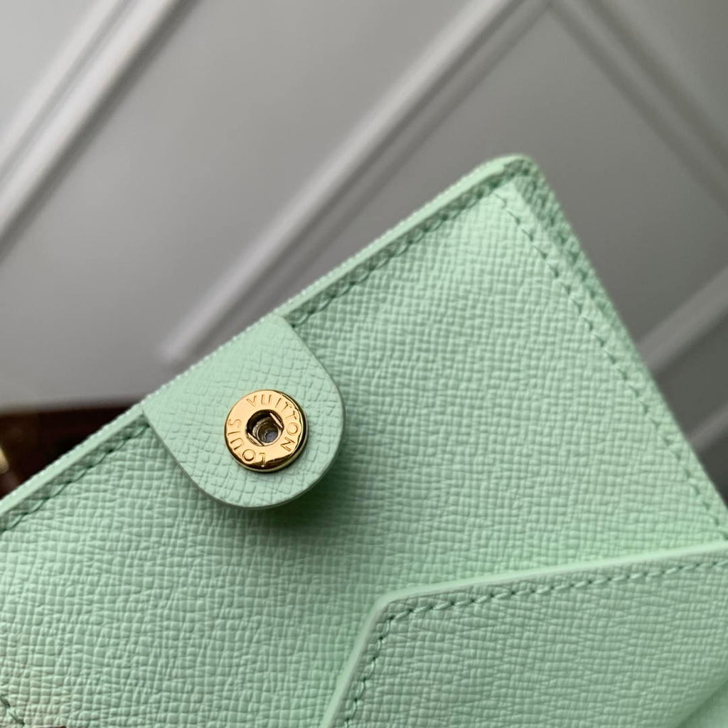 LV M27680 Louis Vuitton Zippy Coin Purse  Other Monogram Canvas Green