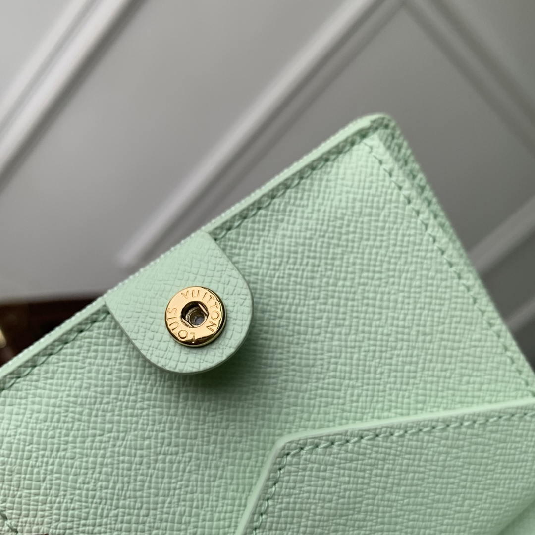 LV M27680 Louis Vuitton Zippy Coin Purse  Other Monogram Canvas Green