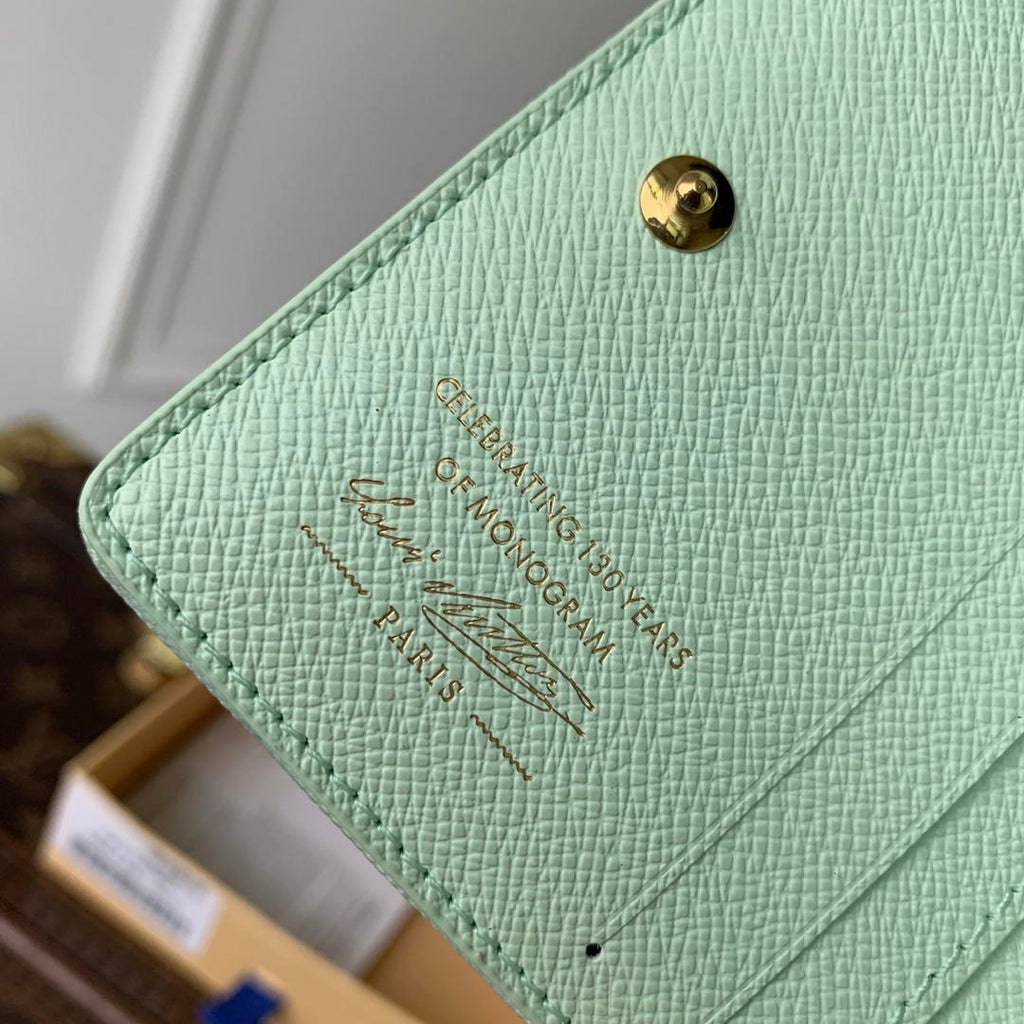 LV M27680 Louis Vuitton Zippy Coin Purse  Other Monogram Canvas Green