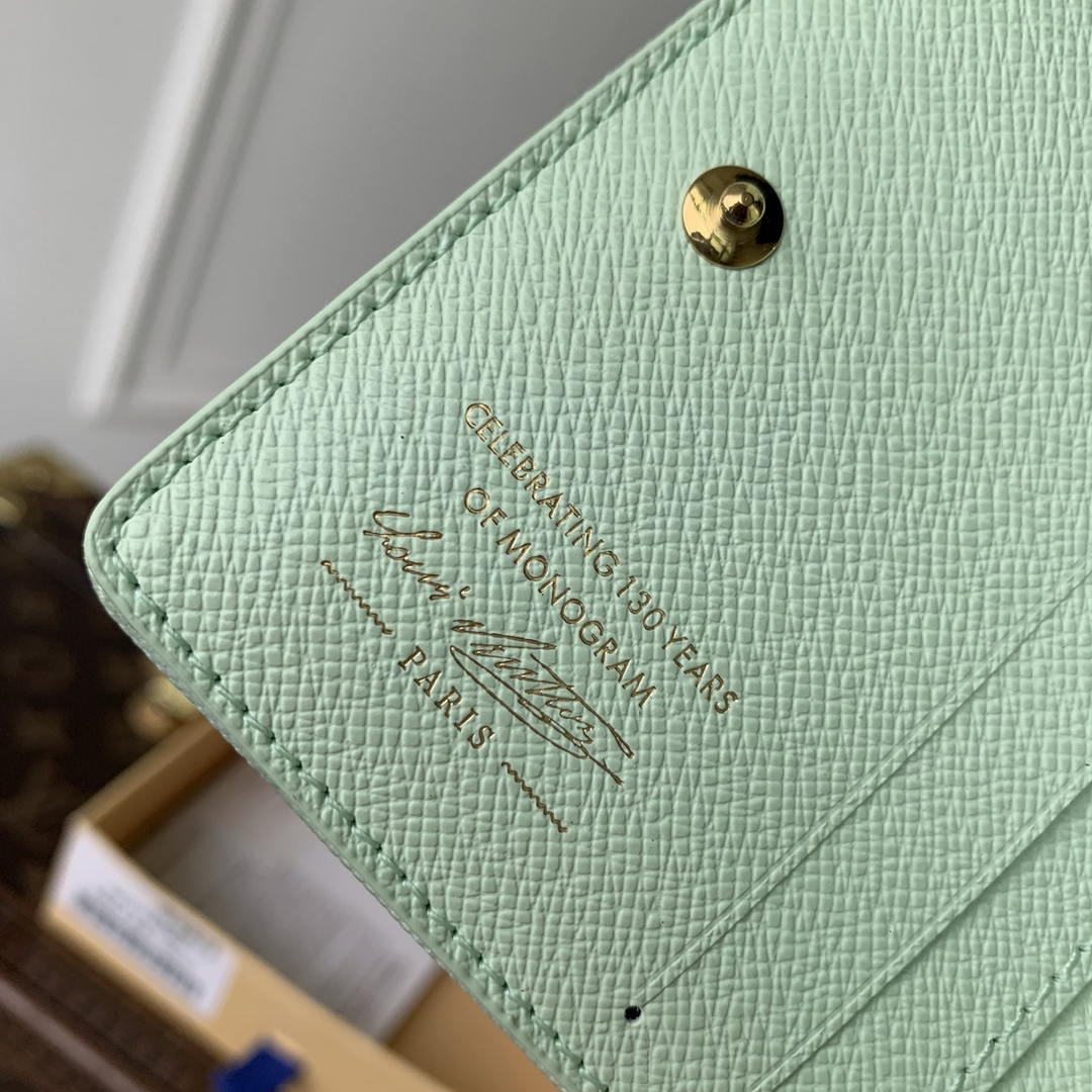 LV M27680 Louis Vuitton Zippy Coin Purse  Other Monogram Canvas Green