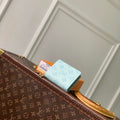 LV M27680 Louis Vuitton Zippy Coin Purse  Other Monogram Canvas Light Blue