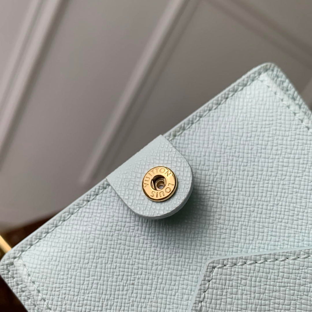 LV M27680 Louis Vuitton Zippy Coin Purse  Other Monogram Canvas Light Blue