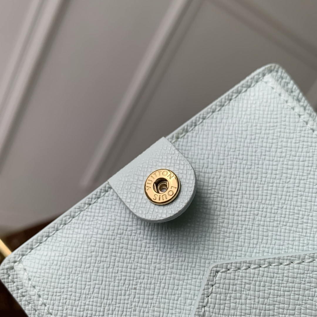 LV M27680 Louis Vuitton Zippy Coin Purse  Other Monogram Canvas Light Blue