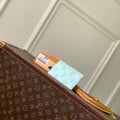 LV M27756 Louis Vuitton Card Holder Other Monogram Canvas Ligth Blue