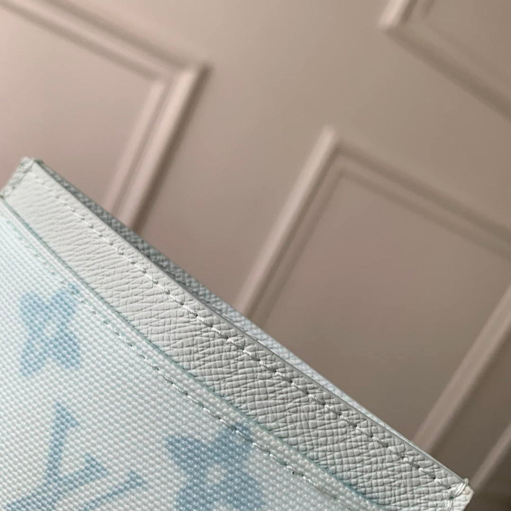 LV M27756 Louis Vuitton Card Holder Other Monogram Canvas Ligth Blue