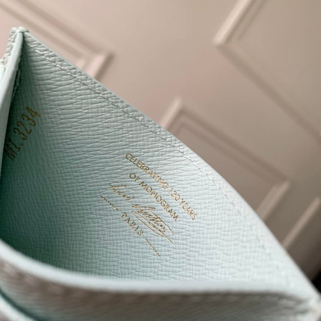 LV M27756 Louis Vuitton Card Holder Other Monogram Canvas Ligth Blue