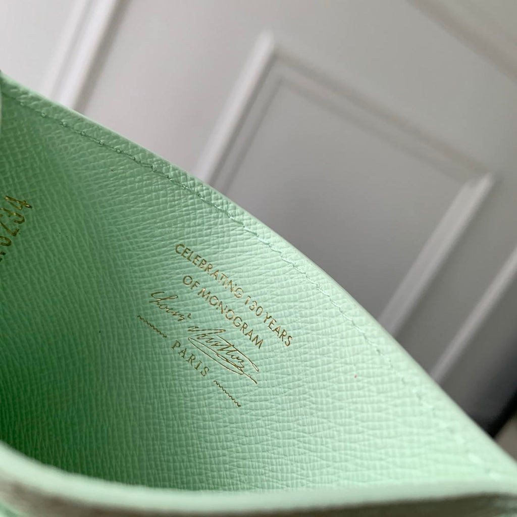 LV M27756 Louis Vuitton Card Holder Other Monogram Canvas Green
