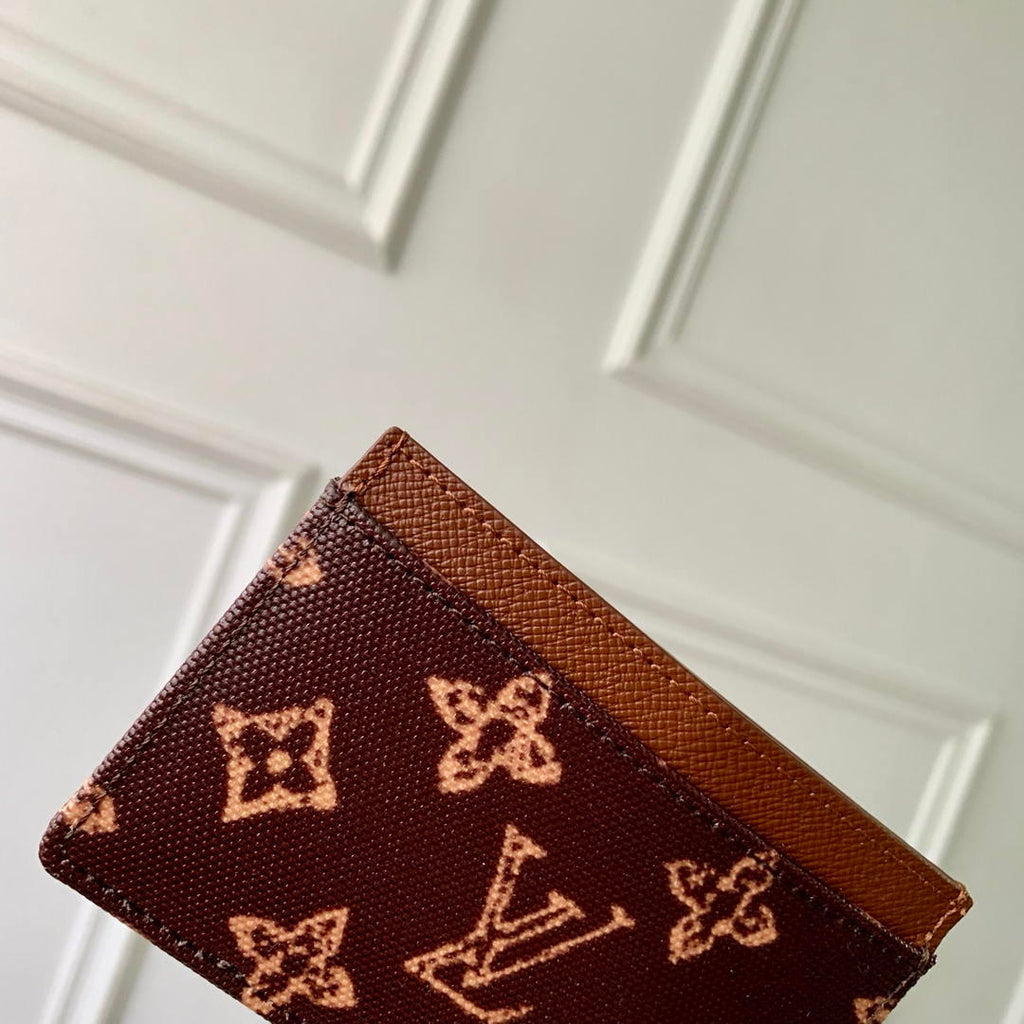 LV M27756 Louis Vuitton Card Holder Other Monogram Canvas Coffe Brown