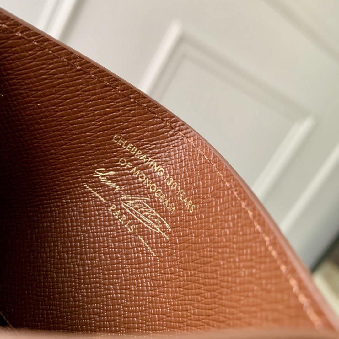 LV M27756 Louis Vuitton Card Holder Other Monogram Canvas Coffe Brown