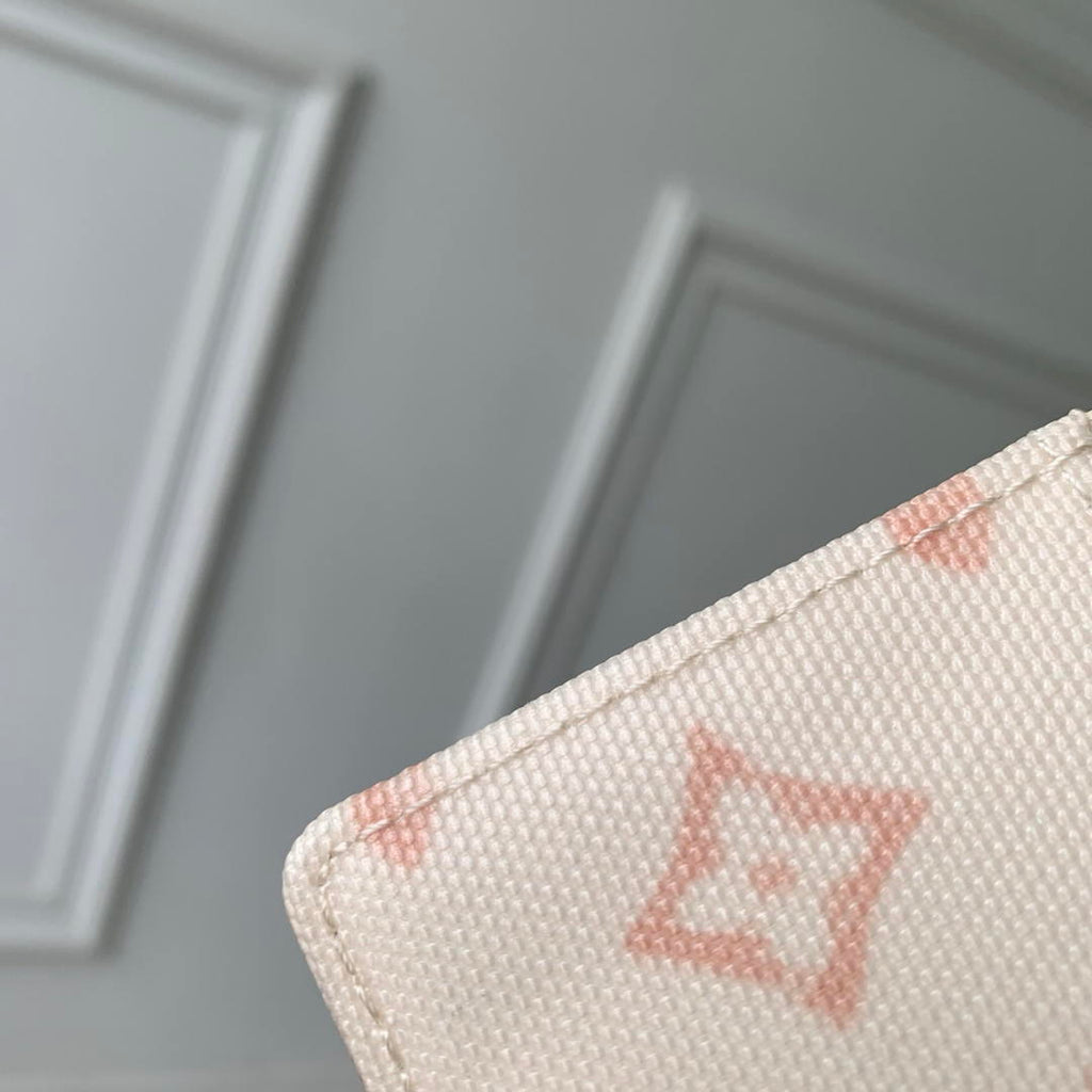 LV M27756 Louis Vuitton Card Holder Other Monogram Canvas Beige Apricot