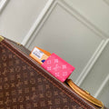 LV M27756 Louis Vuitton Card Holder Other Monogram Canvas Rose Red